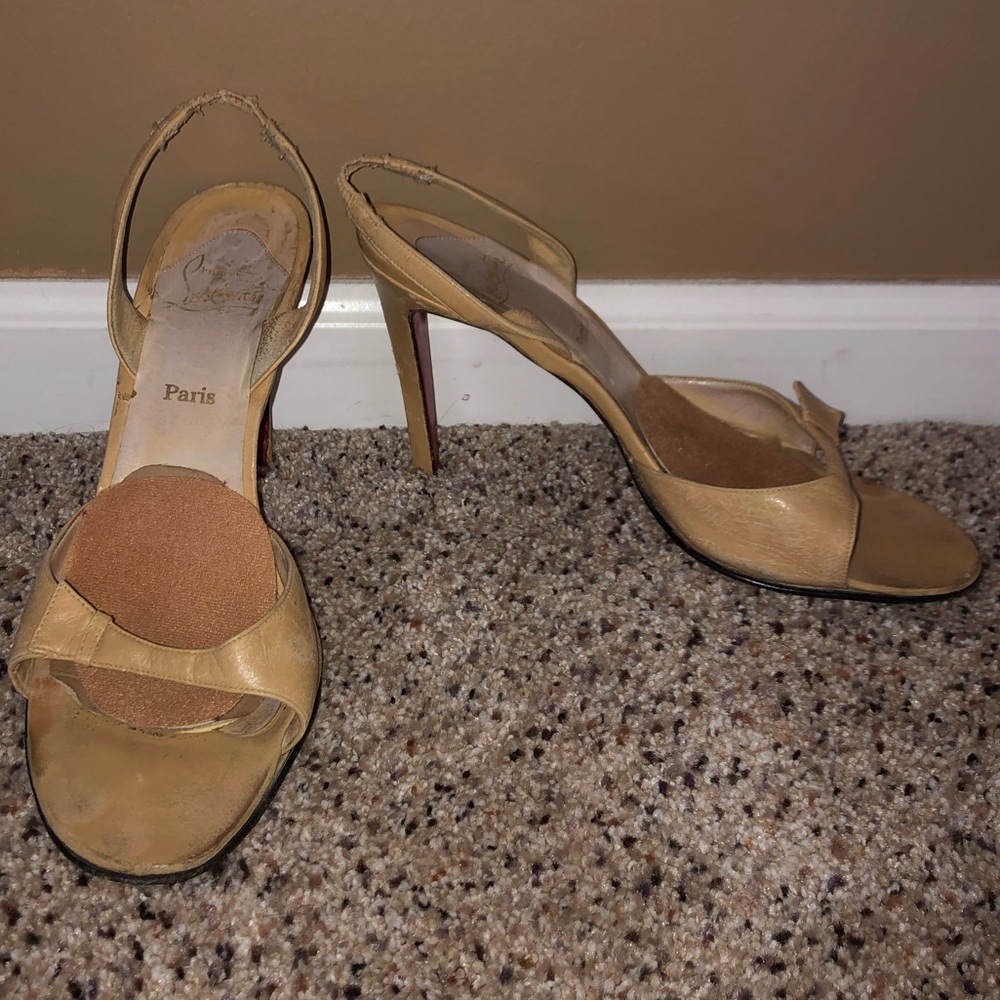 Nude Christian Louboutin Heels